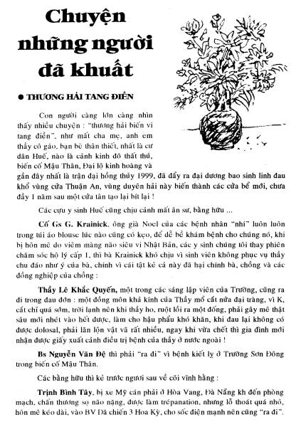 Ky Yeu cuu sinh vien Dai Hoc Y Khoa Hue 2000-2001 / Page 43