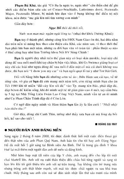Ky Yeu cuu sinh vien Dai Hoc Y Khoa Hue 2000-2001 / Page 44
