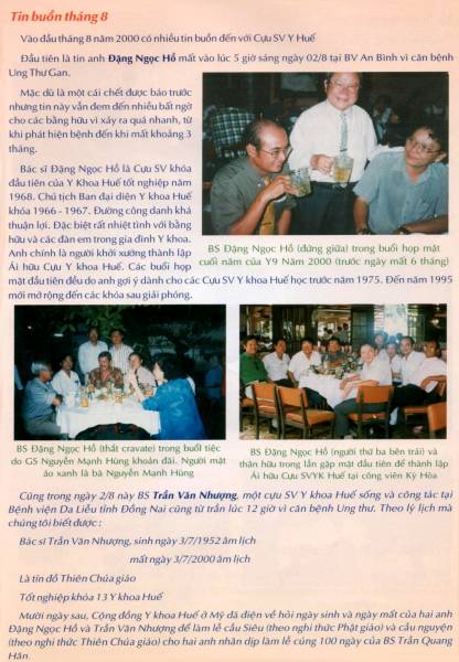 Ky Yeu cuu sinh vien Dai Hoc Y Khoa Hue 2000-2001 / Page 53