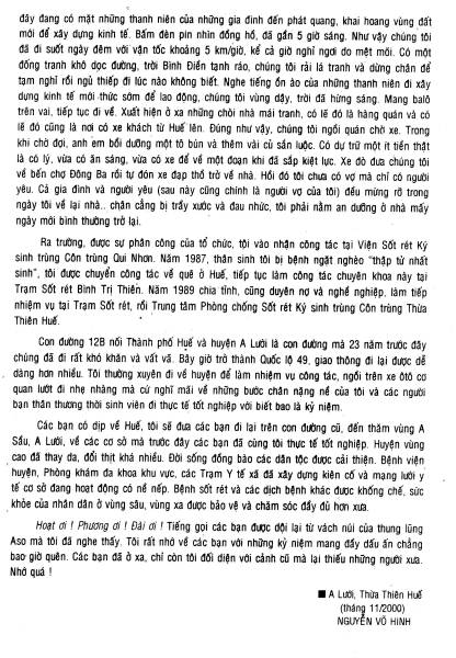 Ky Yeu cuu sinh vien Dai Hoc Y Khoa Hue 2000-2001 / Page 62