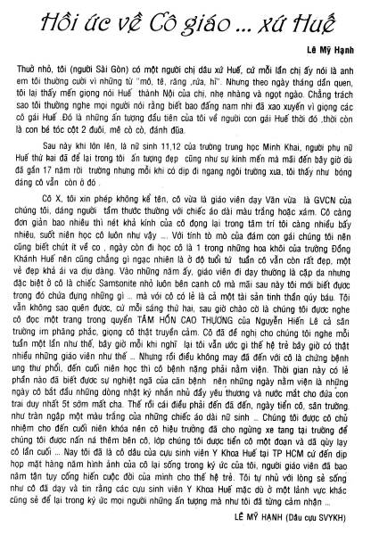Ky Yeu cuu sinh vien Dai Hoc Y Khoa Hue 2000-2001 / Page 65