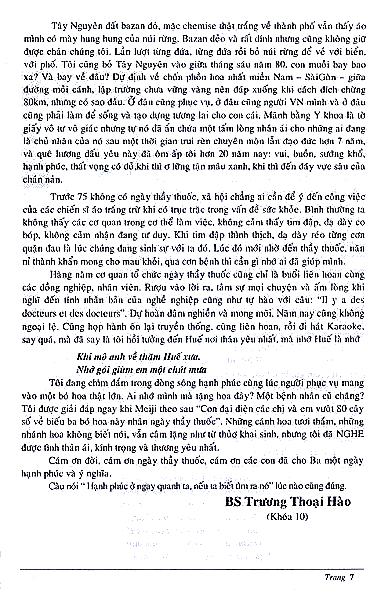 Noi san cuu sinh vien Dai Hoc Y Khoa Hue 2002